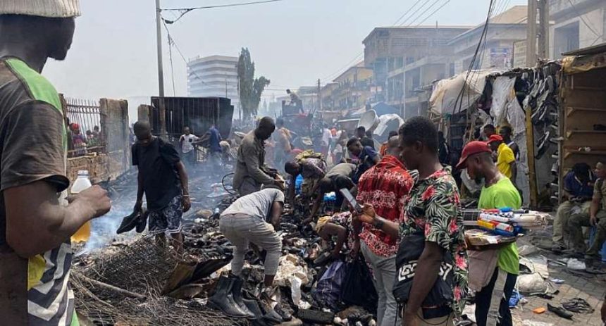Kantamanto market fire 2025
