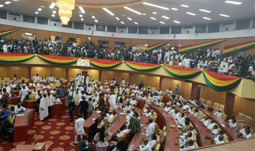 9th parliament of Ghana swearing in