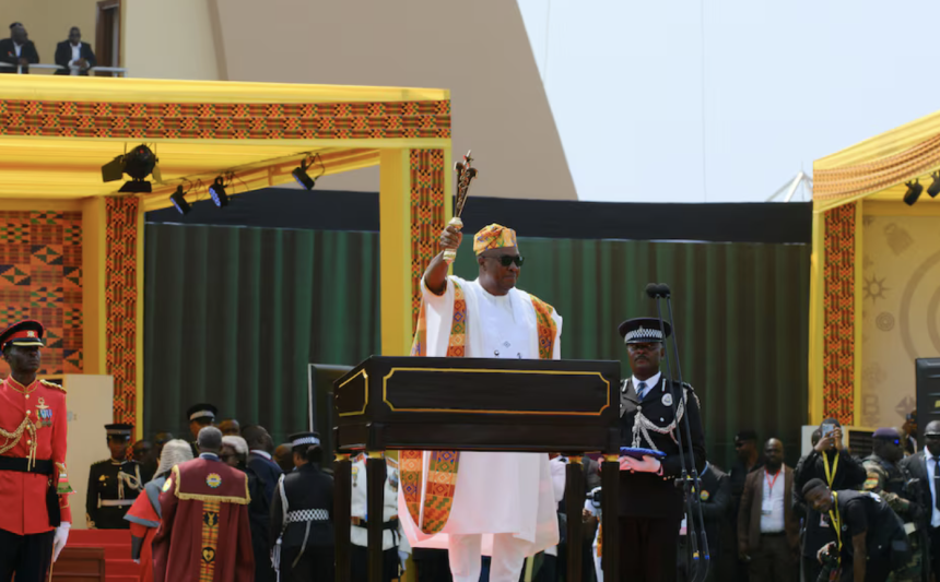 Mahama swearing in Ghana 2025